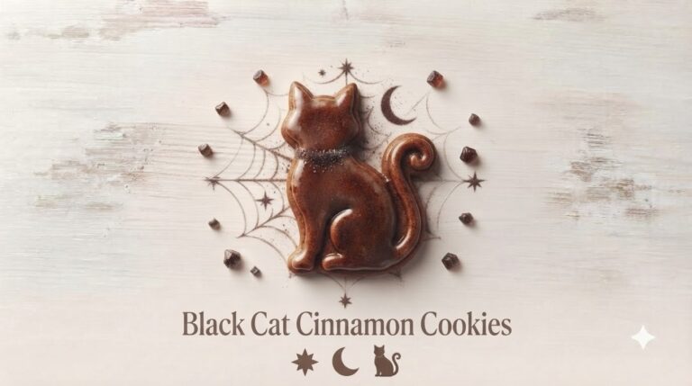 Black Cat Cinnamon Cookies