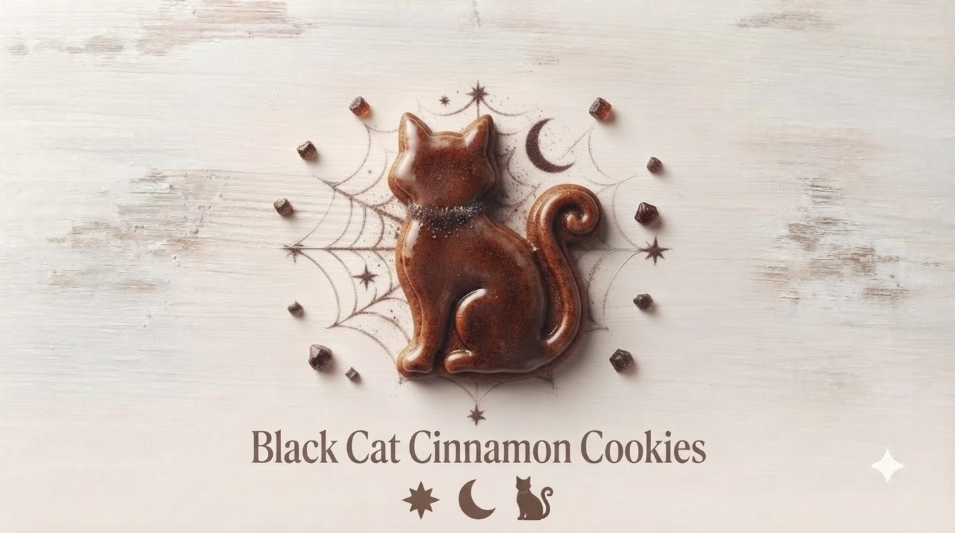Black Cat Cinnamon Cookies Black Cat Cinnamon Cookies