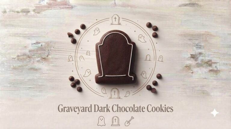Graveyard Dark Chocolate Cookies