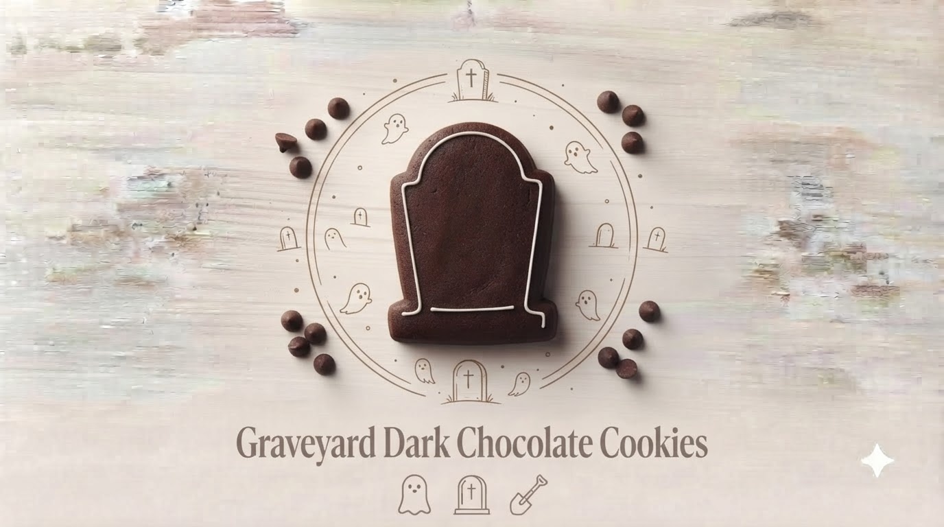 Graveyard Dark Chocolate Cookies