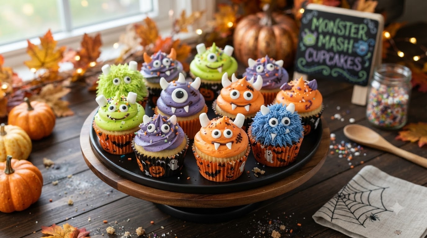 Monster Mash Cupcakes Monster Mash Cupcakes