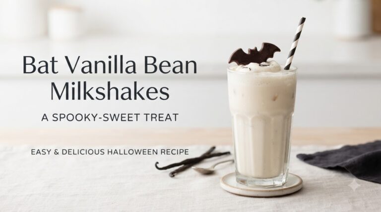 Bat Vanilla Bean Milkshakes