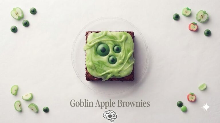 Goblin Apple Brownies