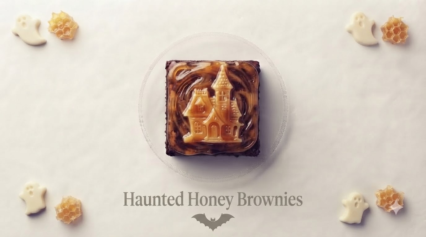 Haunted Honey Brownies