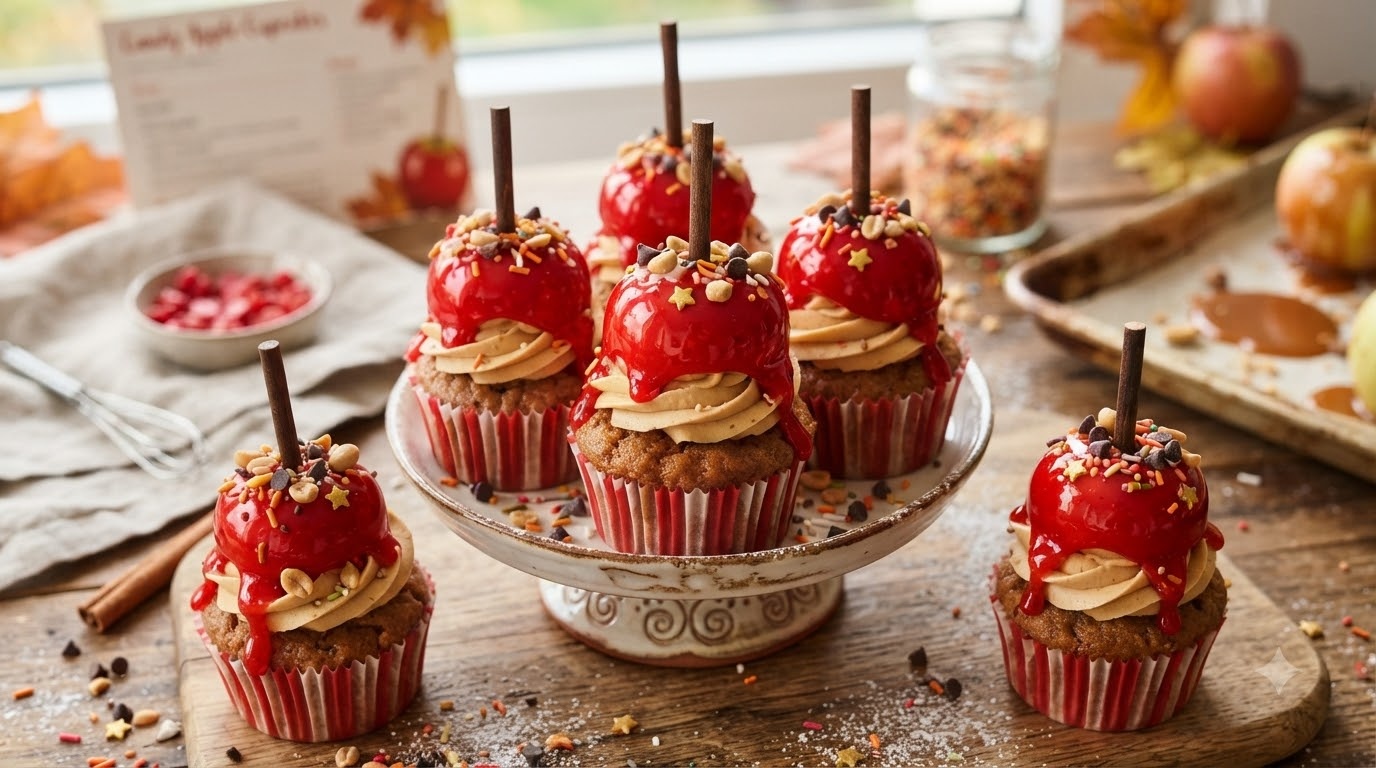 Candy Apple Cupcakes Candy Apple Cupcakes