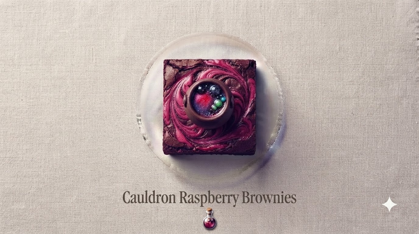 Cauldron Raspberry Brownies Cauldron Raspberry Brownies