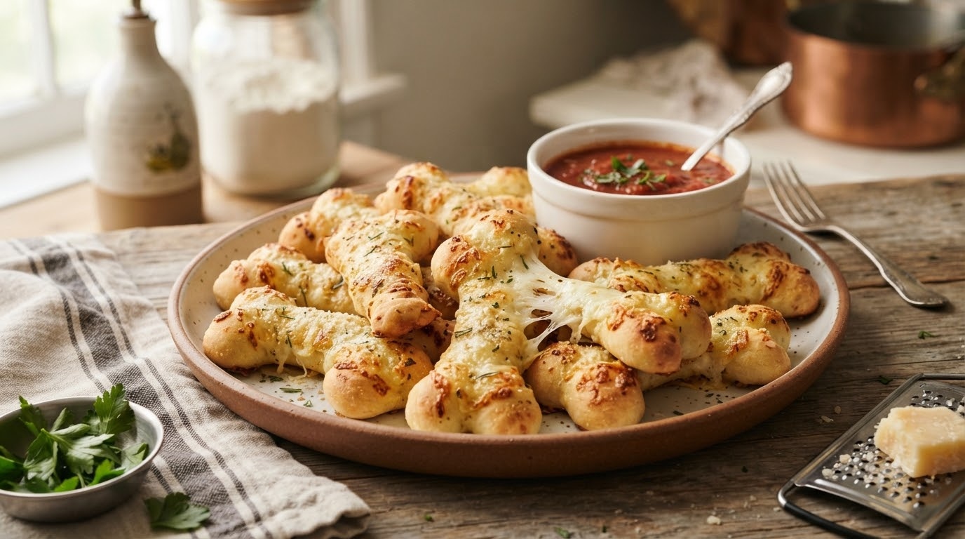 Cheesy Breadstick Bones