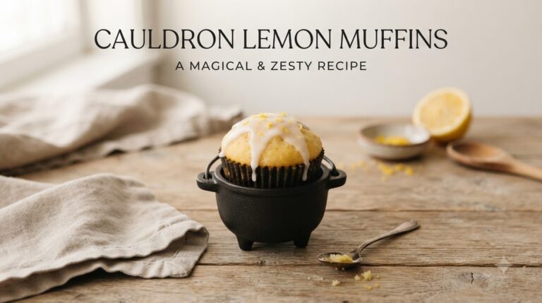 Cauldron Lemon Muffins
