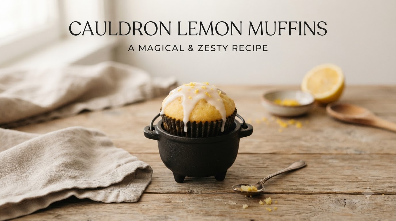 Cauldron Lemon Muffins