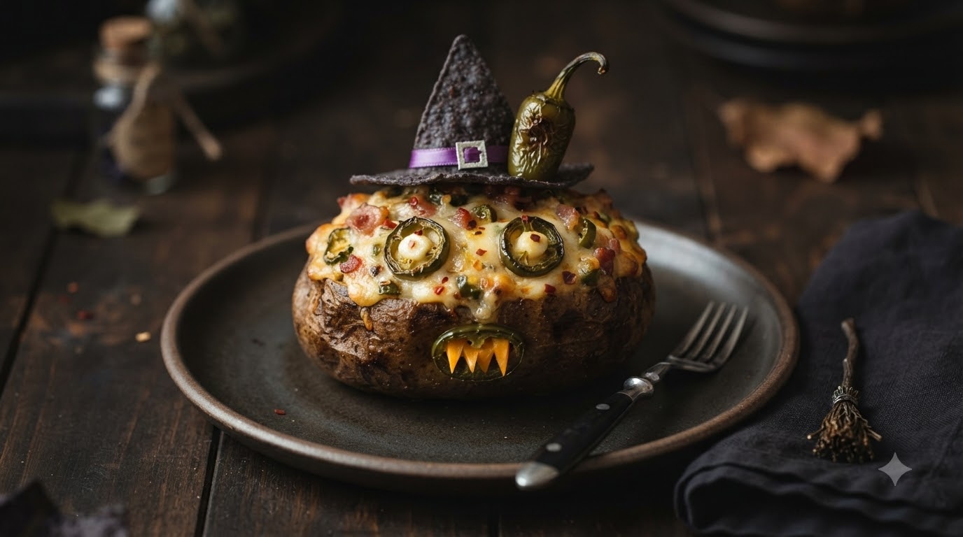 Witch Jalapeno Stuffed Potatoes