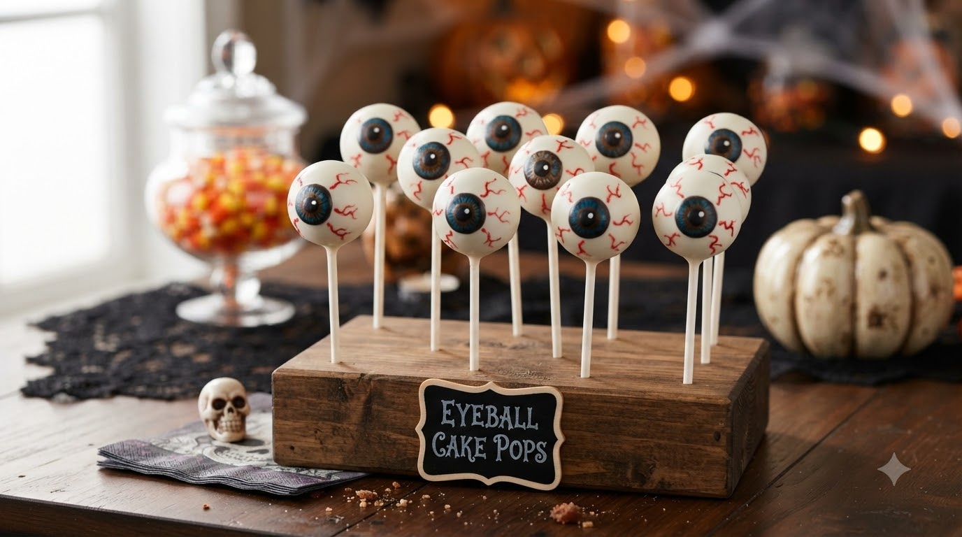Eyeball Cake Pops