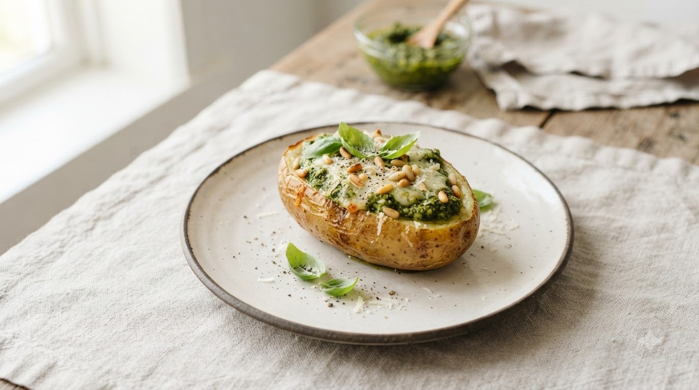 Banshee Pesto Stuffed Potatoes Banshee Pesto Stuffed Potatoes