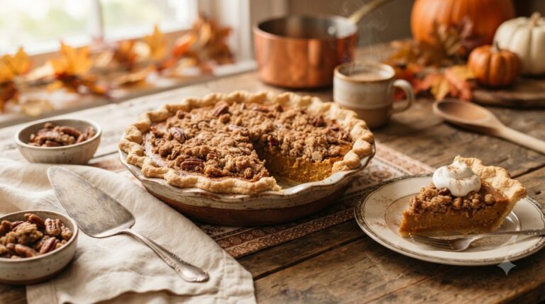 Pumpkin Crumble Pie
