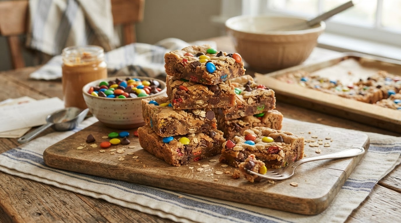 Monster Cookie Bars