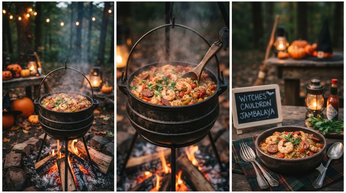 Witches’ Cauldron Jambalaya Witches’ Cauldron Jambalaya