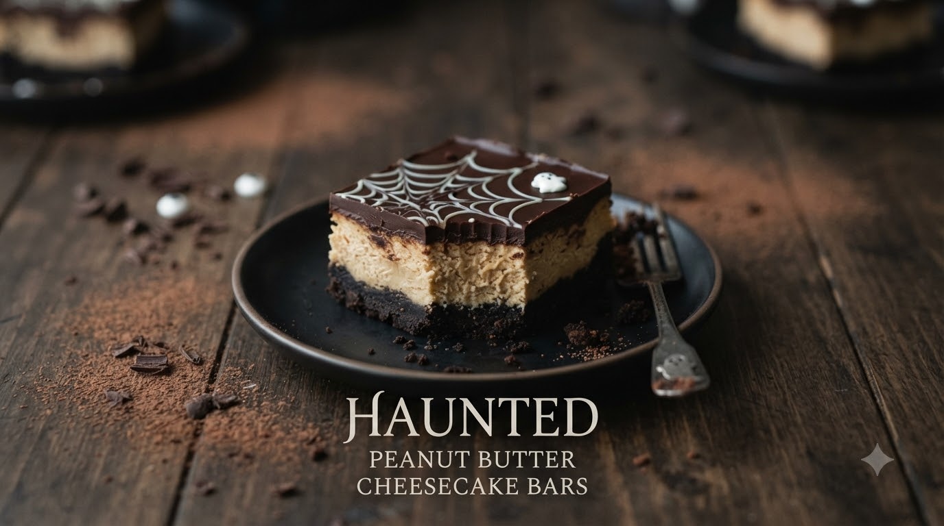 Haunted Peanut Butter Cheesecake Bars Haunted Peanut Butter Cheesecake Bars
