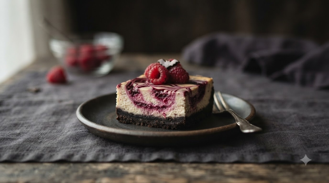 Spooky Raspberry Cheesecake Bars Spooky Raspberry Cheesecake Bars