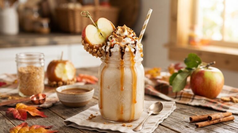 Caramel Apple Milkshake Caramel Apple Milkshake