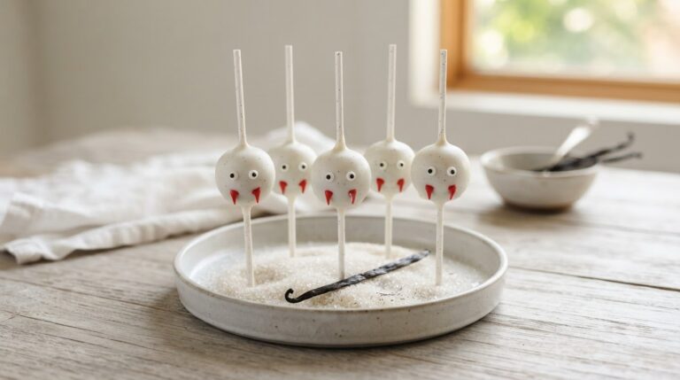 Vampire Vanilla Bean Cake Pops