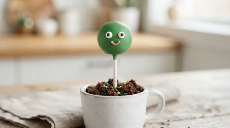 Goblin Peanut Butter Cake Pops