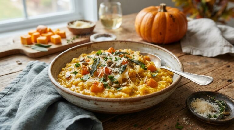 Cheesy Pumpkin Rice