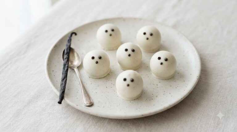 Ghost Vanilla Bean Truffles