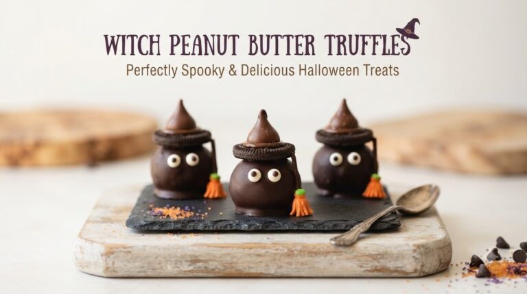 Witch Peanut Butter Truffles