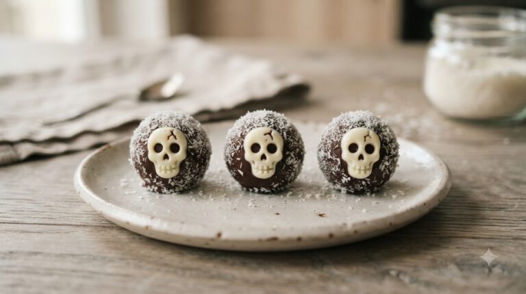 Skeleton Coconut Truffles