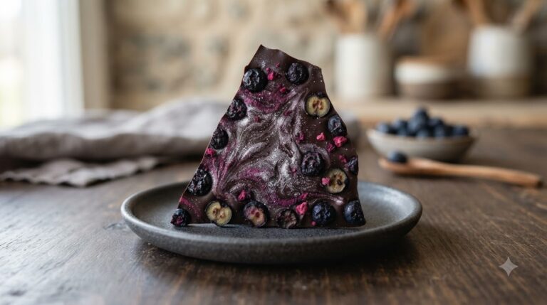 Werewolf Blueberry Chocolate Bark